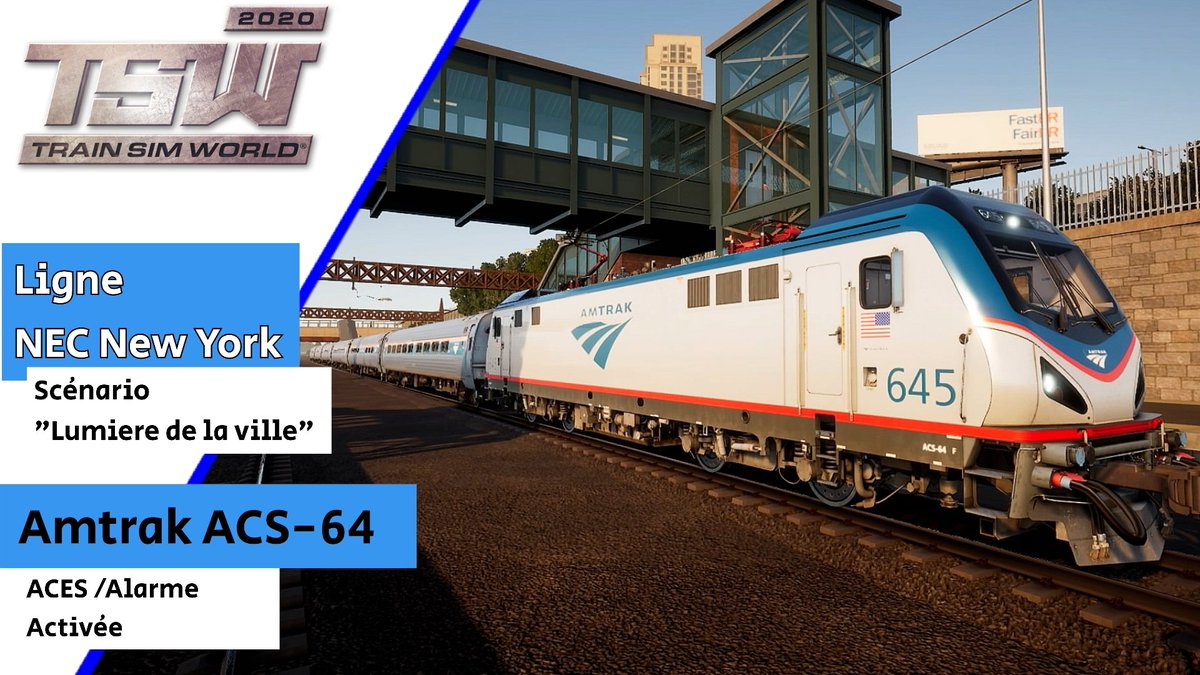 train_fr's tweet photo. En attendant le prochain DLC de #trainsimworld2, on remonte à bord de l' #amtrak ACS64 sur NEC New York 🚅
https://t.co/86Bxljbnje
#trainsimworld2020 #ps4share https://t.co/tDPdUXxIOT