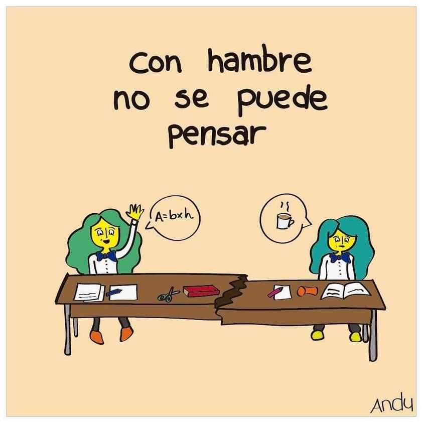 Recortan en la comida de los gurises...