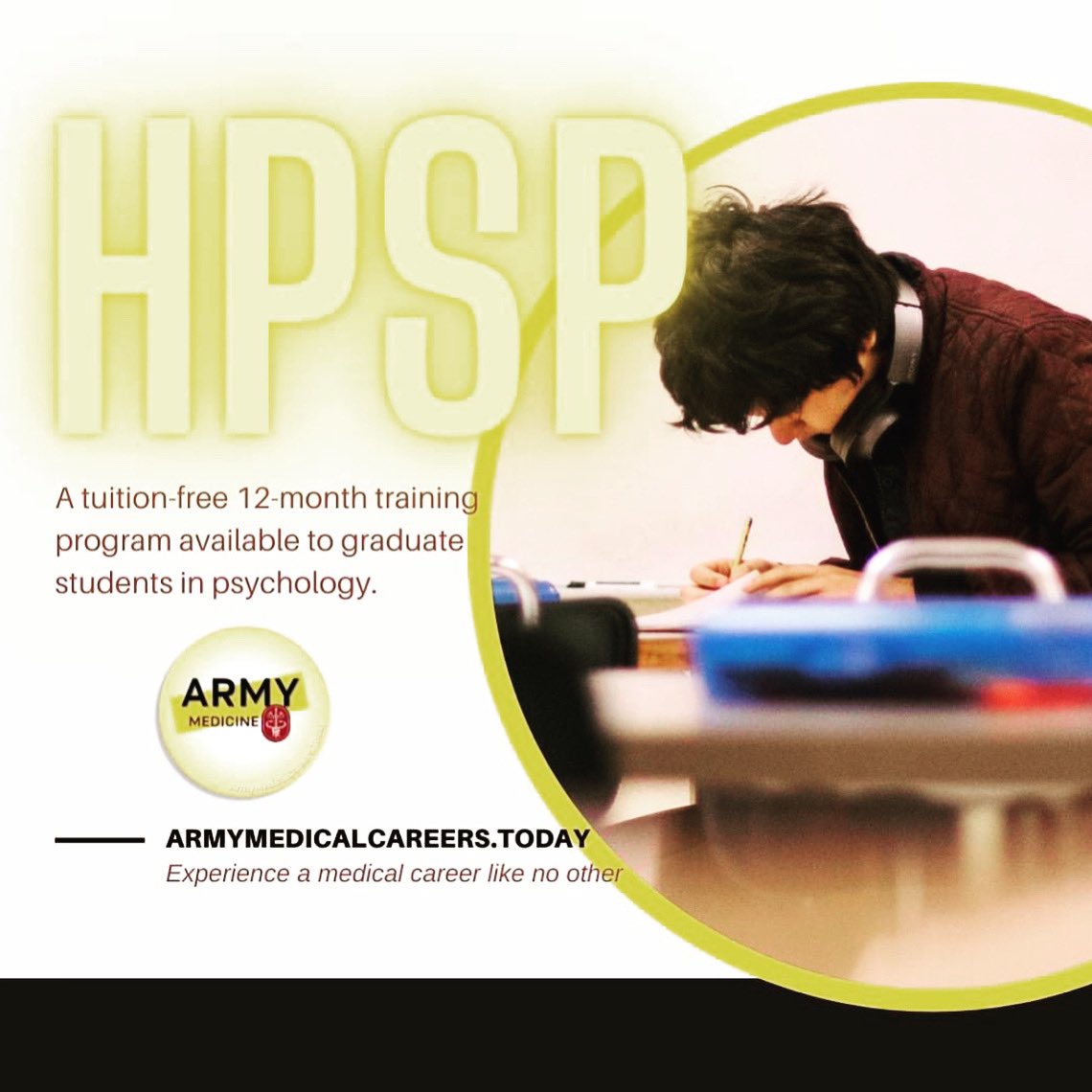 Worried about #studentdebt but want to attend medical school? The Army #HPSP offers #medicalstudents the opportunity to receive a full tuition #scholarship along with a generous monthly stipend in exchange for future service as an Army #Physician