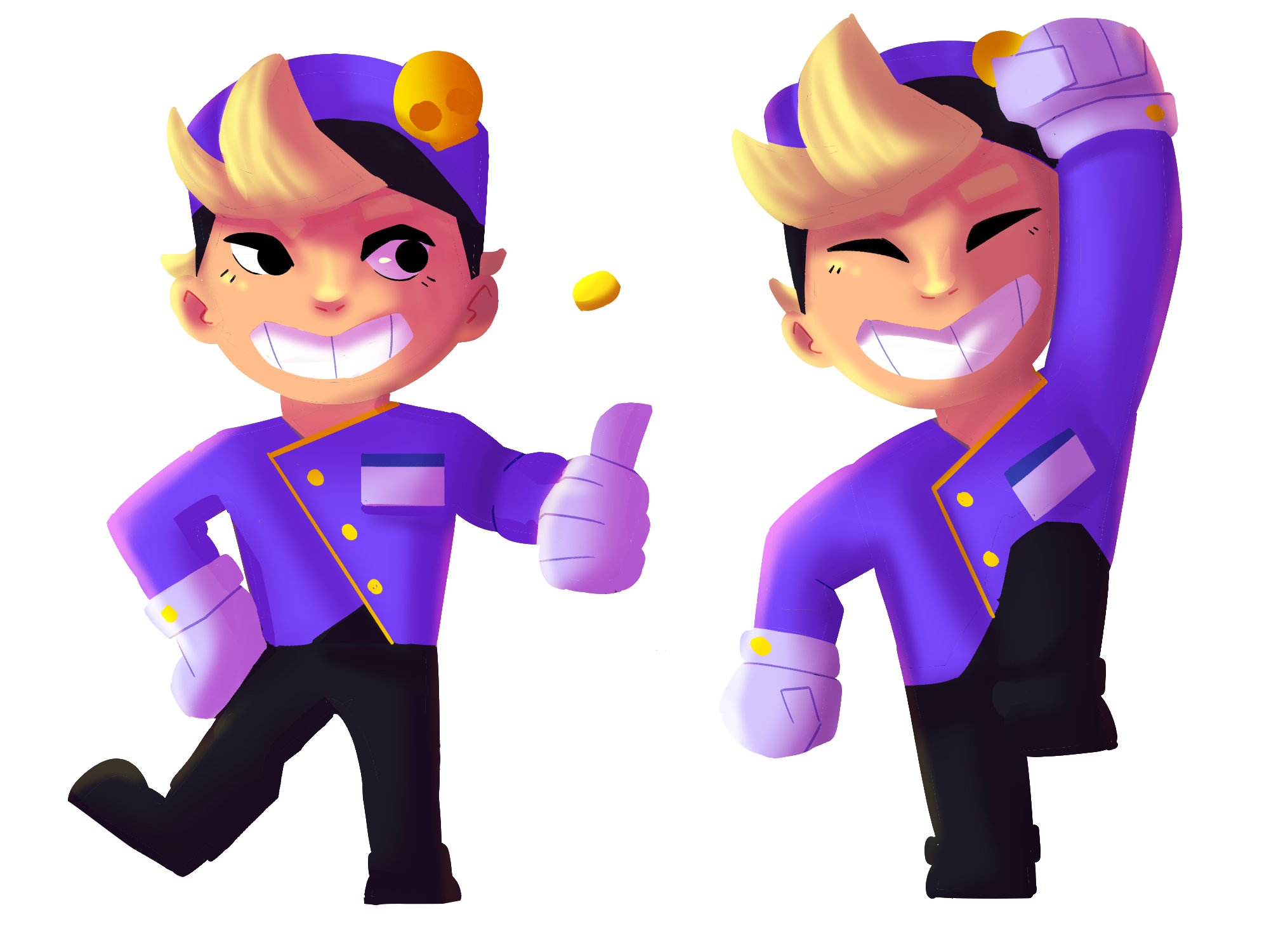 karl ⭐ grom grommy rommy gommy on X: old version (how tf are these the  same brawlers😐)  / X