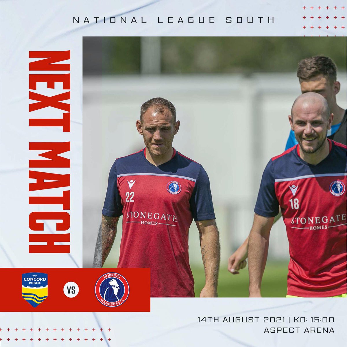 Dorking Wanderers FC (@dorkingwdrs) on Twitter photo ๐๐๐๐๐จ๐ ๐๐๐ง๐๐ข๐ก ๐ฅ๐๐ง๐จ๐ฅ๐ก๐ฆ ๐ก๐๐ซ๐ง ๐ฆ๐๐ง๐จ๐ฅ๐๐๐ฌ ๐ค
โฝ๏ธ <a href="/ConcordRangers/">Concord Rangers FC</a>
๐ National League South
๐๏ธ 14th August 2021
๐๏ธ The Aspect Arena
๐ 3pm kick off
๐๏ธ ยฃ12 Adults / ยฃ7 Concessions / U16's ยฃ3 / U11's FREE
#WeAreWanderers ๐ด โช๏ธ ๐๐๐๐๐จ๐ ๐๐๐ง๐๐ข๐ก ๐ฅ๐๐ง๐จ๐ฅ๐ก๐ฆ ๐ก๐๐ซ๐ง ๐ฆ๐๐ง๐จ๐ฅ๐๐๐ฌ ๐ค
โฝ๏ธ <a href="/ConcordRangers/">Concord Rangers FC</a>
๐ National League South
๐๏ธ 14th August 2021
๐๏ธ The Aspect Arena
๐ 3pm kick off
๐๏ธ ยฃ12 Adults / ยฃ7 Concessions / U16's ยฃ3 / U11's FREE
#WeAreWanderers ๐ด โช๏ธ