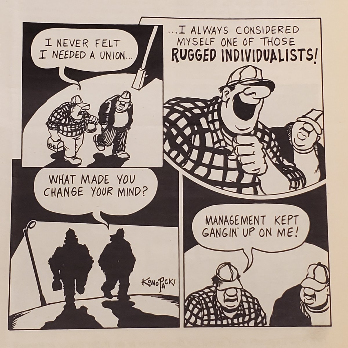 IUBAC's tweet image. Happy #FlashBAC Friday! Did you know the BAC Journal used to run comics?