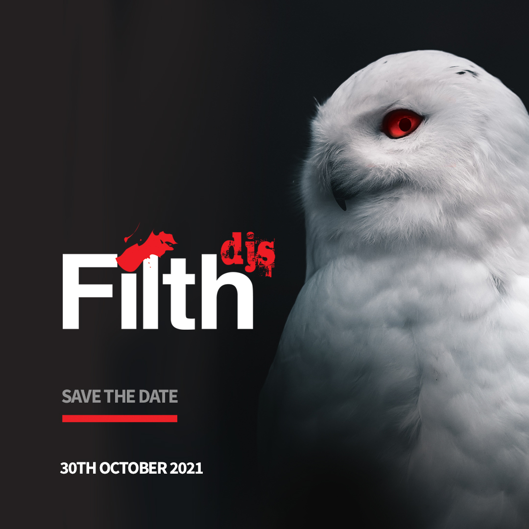 So it seems we can finally dare to hope of seeing people on a dancefloor having fun again! Who's up for a Filth Halloween??? 🎃💃🕺🎉🔥🎵
SAVE THE DATE🧐
Sat 30th October 2021