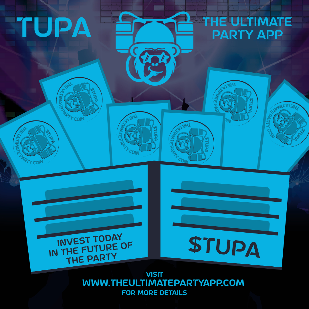 Presale is coming...

Giveaway for ICO Whitelist, Win 50,000 $TUPA by registering for the TUPA ICO Whitelist! --&gt; sweepwidget.com/view/29412-d09…

Whitelist Open: 06/08/21 6:00pm BST
Whitelist Close: 20/08/2021 10:59 BST
IDO Start: 27/08/2021 17:00 BST

#crypto #cryptocurrency #presale