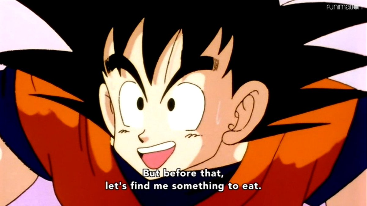 dragonballz's tweet photo. Getting a little snack after traveling the length of Snake Way IS 👏SELF👏CARE👏 https://t.co/bHSCYVaQbq