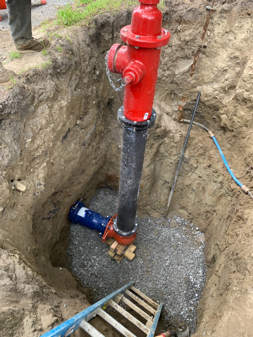 Thrust Blocks For Fire Lines INSTALLATION FIRE DEPARTMENT CONNECTION