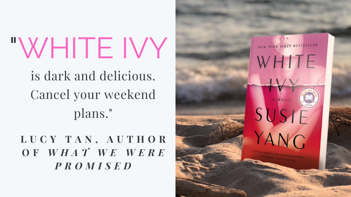 This is your sign to cancel your weekend plans... #WhiteIvy by @susieyyang is now out in paperback!! @citizenofspace spr.ly/6019ydHwx