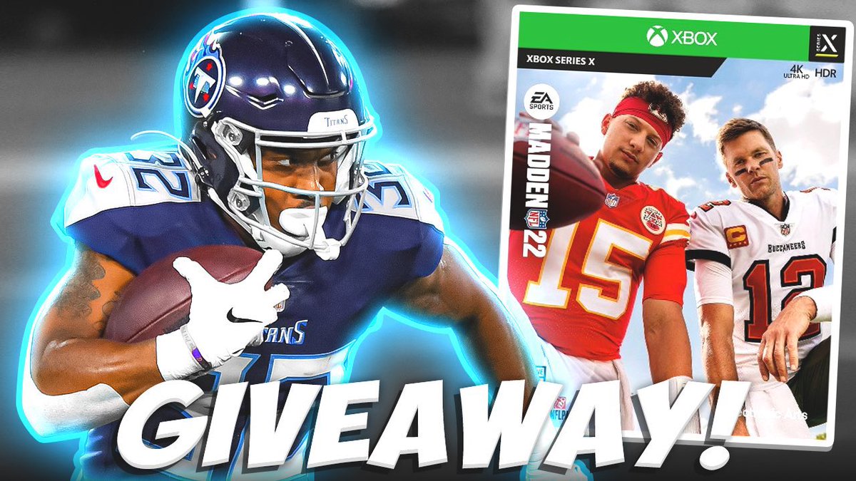 ItzLiveee's tweet photo. MADDEN 22 GIVEAWAY! Simply RT + follow both me and @samuelbrownrbt to enter! Winners picked tonight, good luck! 🤝🔥 LETS GO https://t.co/9SrcI2T4fB