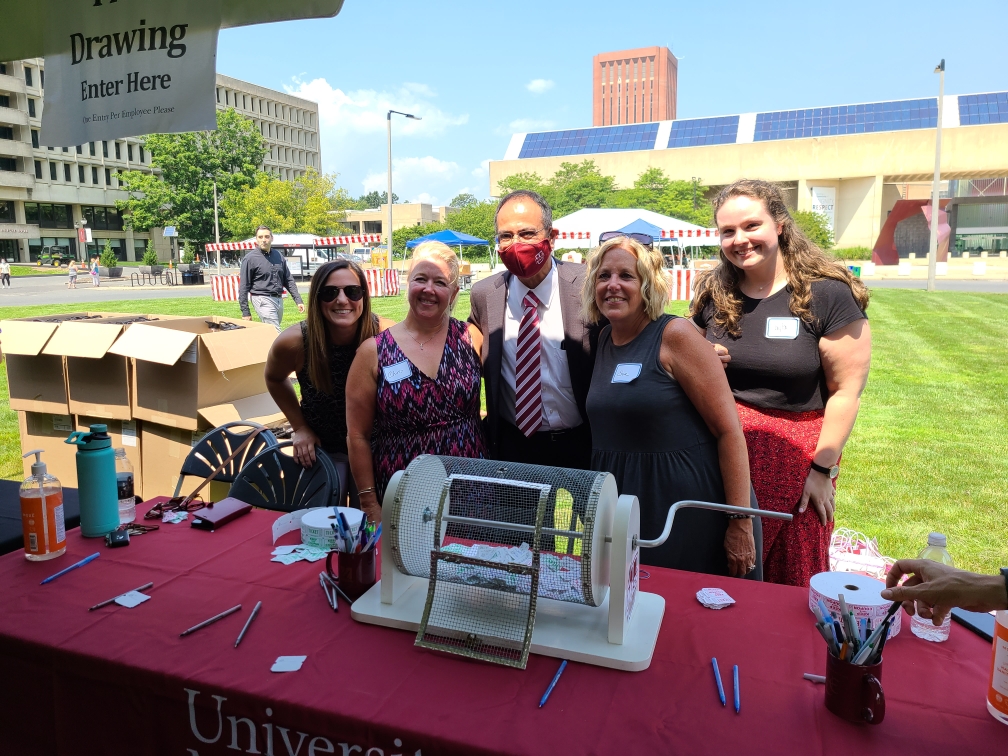 It's the perfect day to celebrate the staff and faculty who have shown exceptional dedication in keeping the <a href="/UMassAmherst/">UMass Amherst</a> community going throughout the pandemic. Thank you for all you've done and continue to do for this campus! #UMassTogether