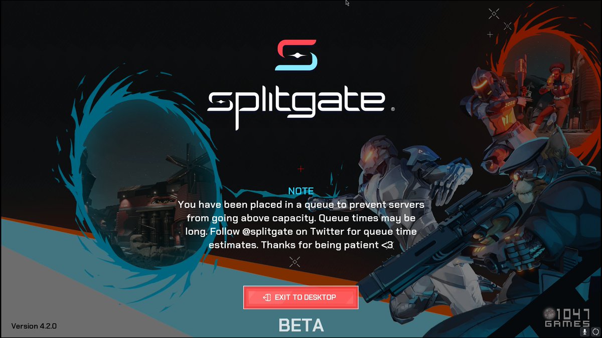 Lewisploit's tweet photo. @Splitgate why is it taking so long for queue? https://t.co/wHEmP503sd