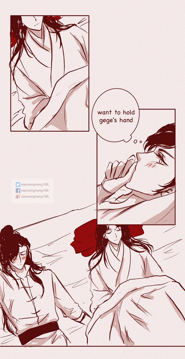 "Want to hold Gege's hand" (*/ω\*)
#花怜 #hualian 