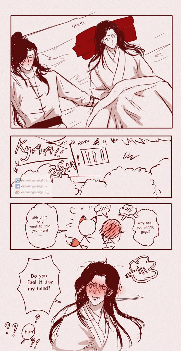 "Want to hold Gege's hand" (*/ω\*)
#花怜 #hualian 