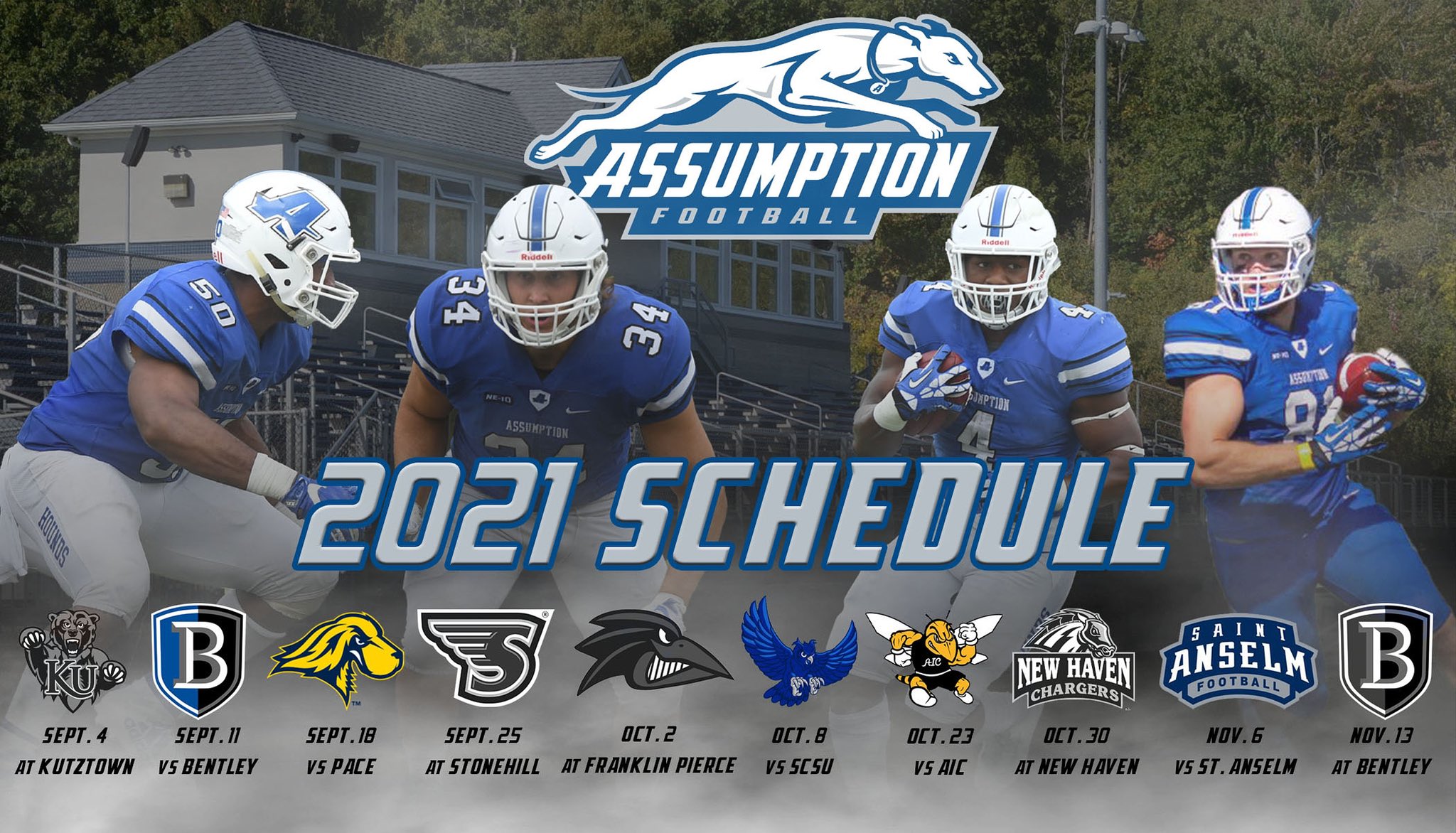 Assumption University Football on Twitter "2021 Season starts on