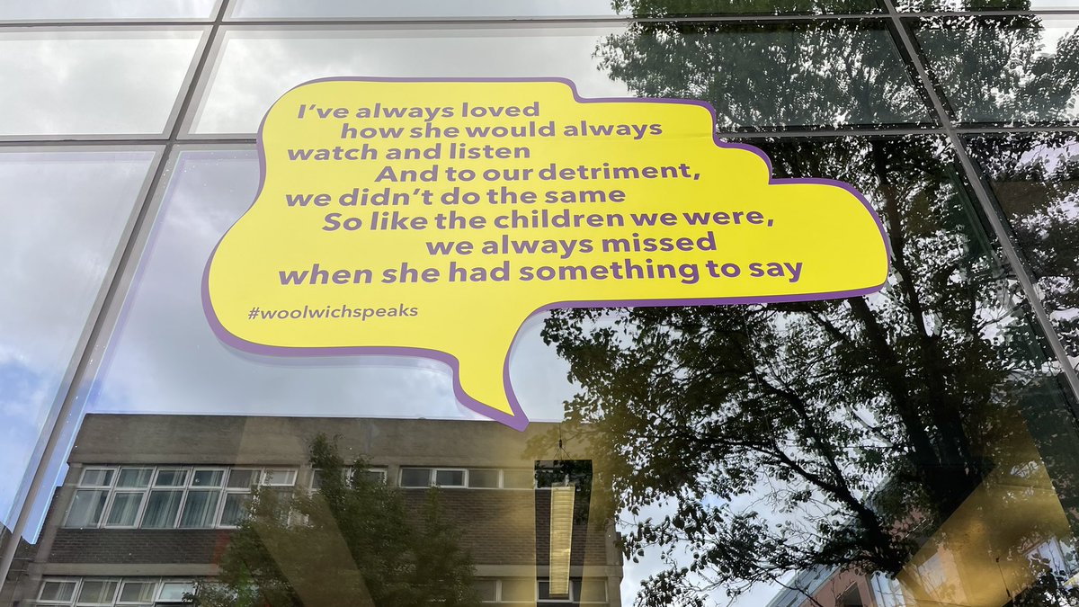 Royal_Greenwich's tweet photo. #woolwichspeaks launches today.  A community-led poetry trail and film celebrating the local heritage of Woolwich commissioned by us and produced by @PoetintheCityUK and @revolyoutionldn 

#HistoricHighStreets
@HistoricEngland

https://t.co/u9uhQBB3mi https://t.co/MDyfodtaBS