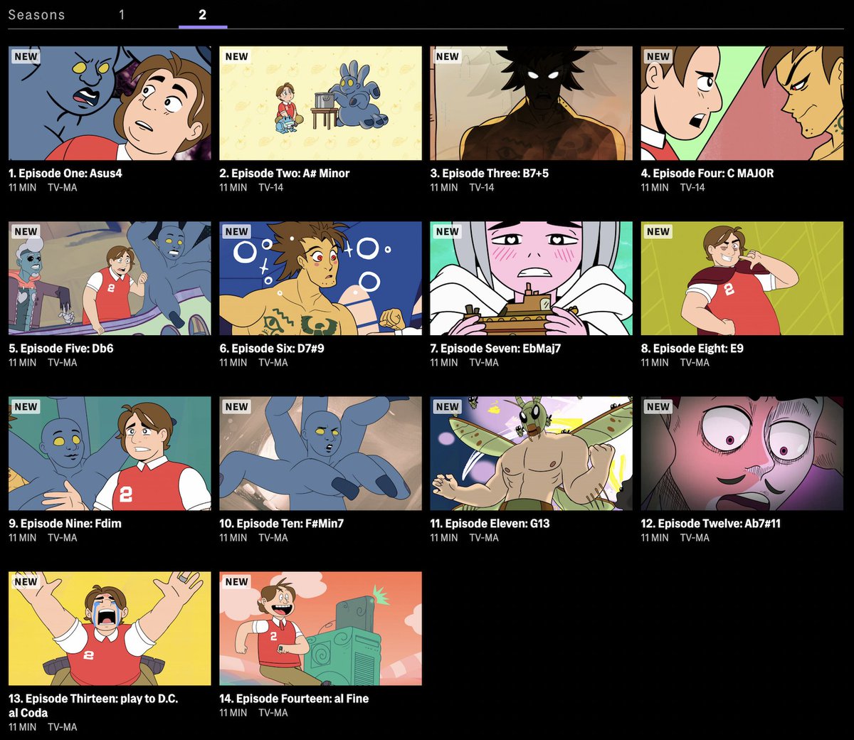 swimpedia's tweet photo. As of August 6th, 2021, this is the full list of @adultswim content on @hbomax, including the recent addition of both Gemusetto Machu Picchu and Gemusetto: Death Beat(s) by @MorningJazz69! https://t.co/1ys8GruWWP