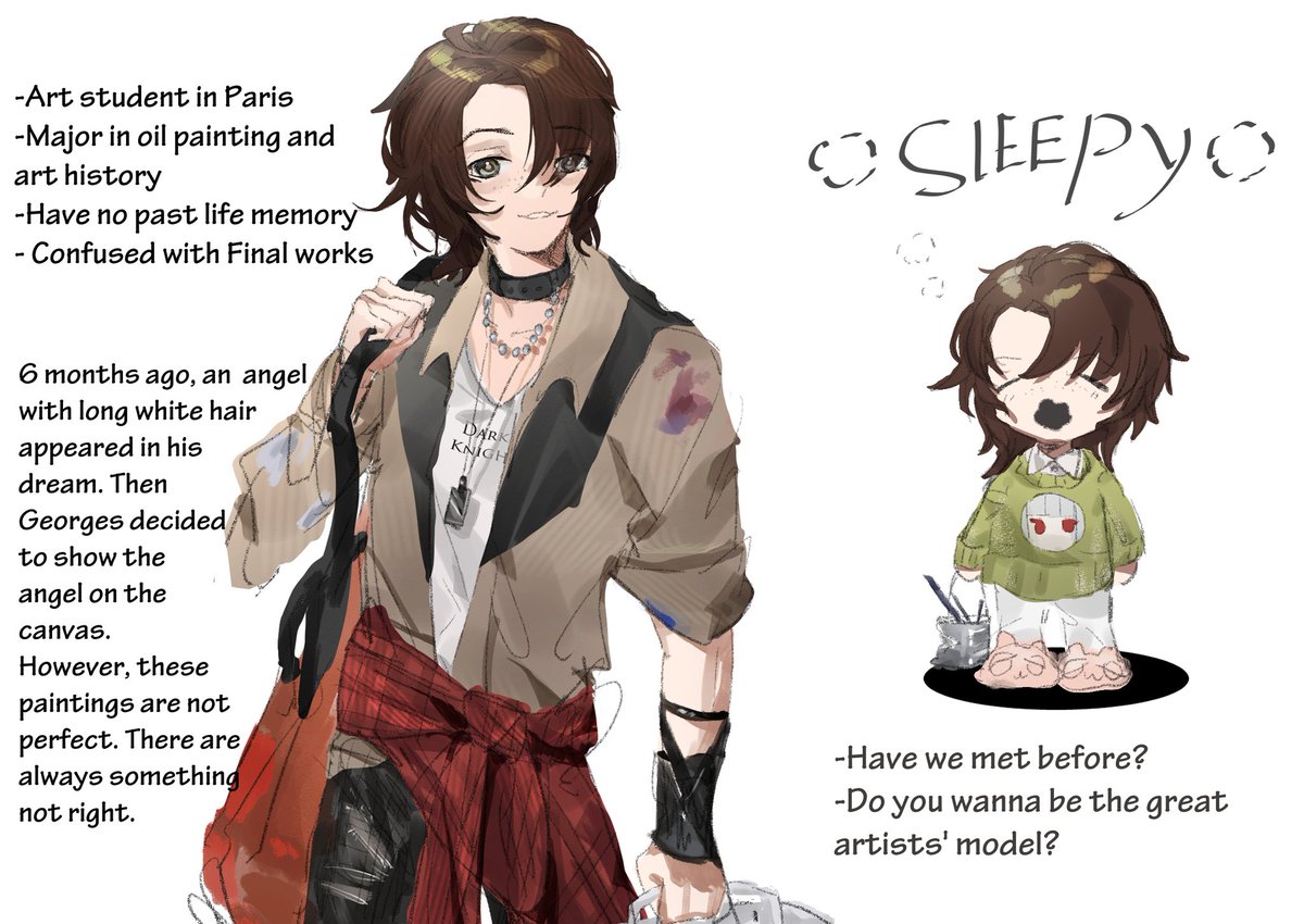 Octaraven1's tweet photo. I missed Georges...I know he may be never reborn in the modern life but I still make this little happy story and modern au for Georges. I hope Michel can meet his brothers someday. 
ooc belongs to me and loveliness belongs to them.
#ファタモルガーナの館 #ファタモル
#fatamoru https://t.co/THD0R02IYR