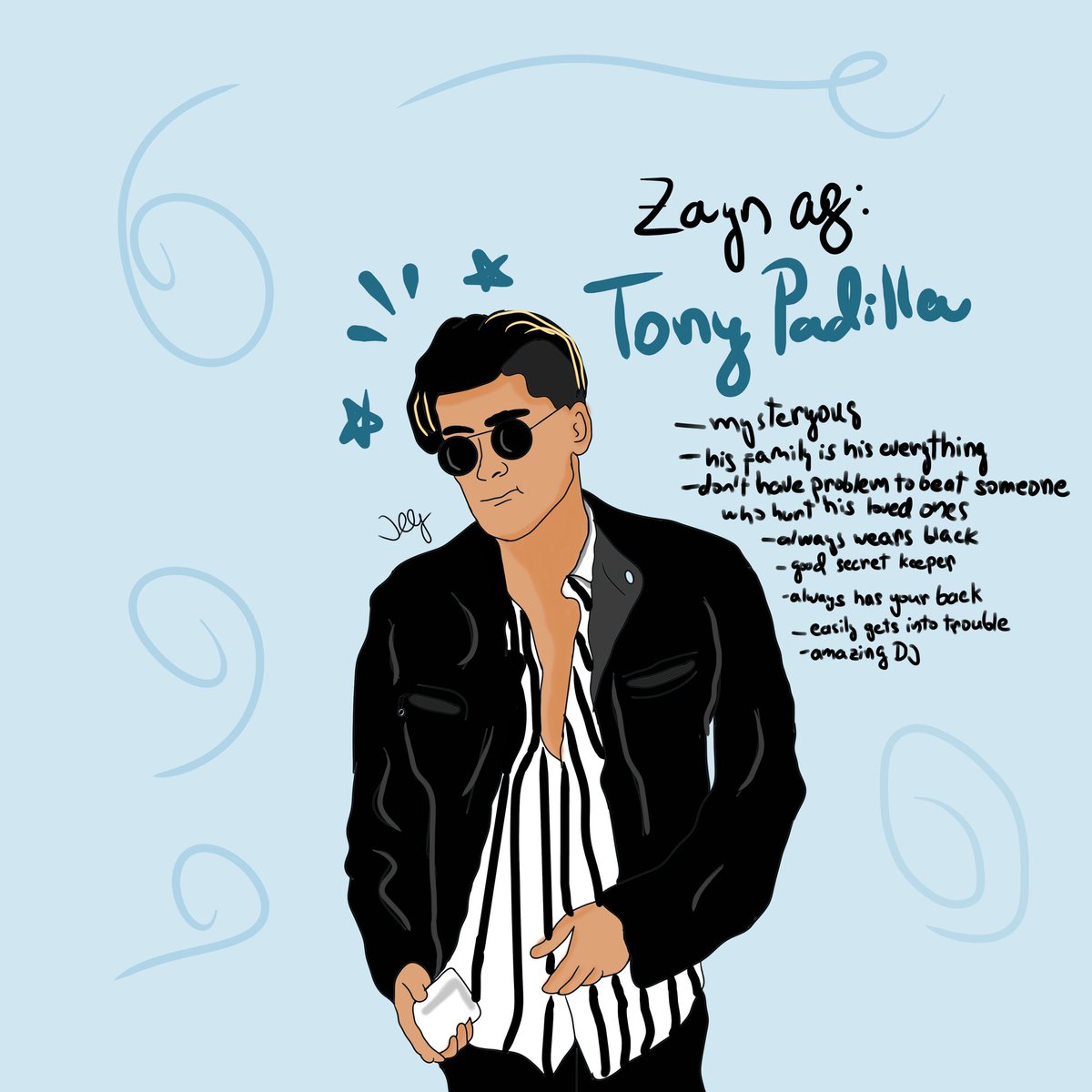 illst01's tweet photo. 1D as 13 Reasons Why characters 3/5, Zayn as Tony💙 I think that this one fits really well💙 #zayn #ZaynMalik #zaynmalikfanart #zquad #1Das13reasonswhycharacters #13reasonswhy #onedirection #directioners #1Dfans #1Dfamily https://t.co/nA702bmjiF