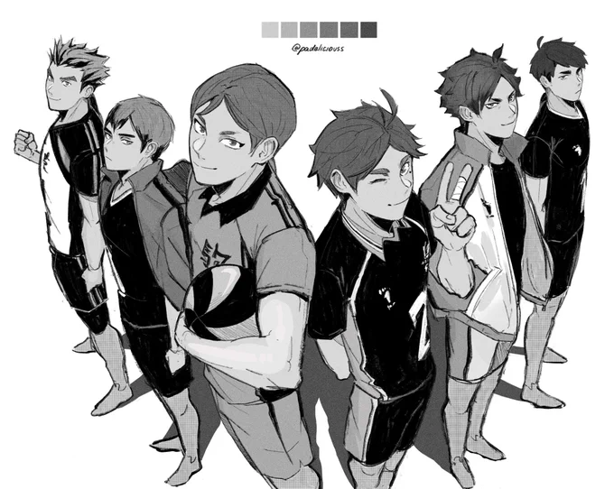 grayscale #haikyuu 