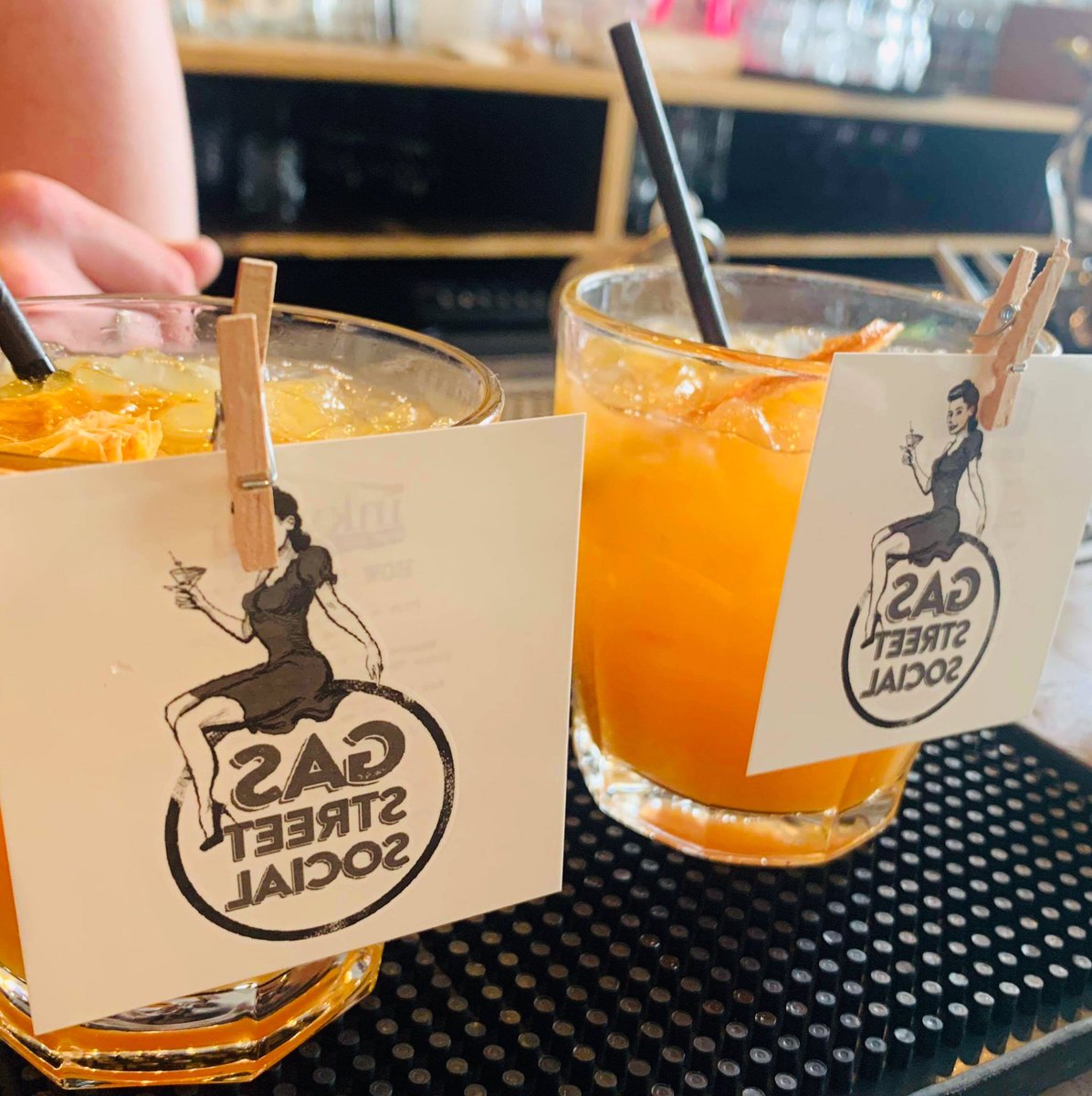 A fruity concoction from <a href="/GasStSocial/">Gas Street Social</a> and a free tattoo! <a href="/finbren/">Rachel 💙 ❤️⚓️</a> #BCW2021