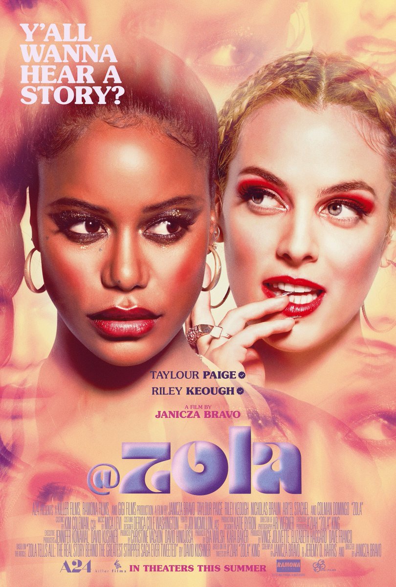 krspxtn's tweet photo. ★★★★☆ #Sundance2020 #ZOLA #ZolaMovie @A24 #JaniczaBravo @RileyKeough @TaylourPaige @ZolaMovie https://t.co/Bhf3c9NqOV