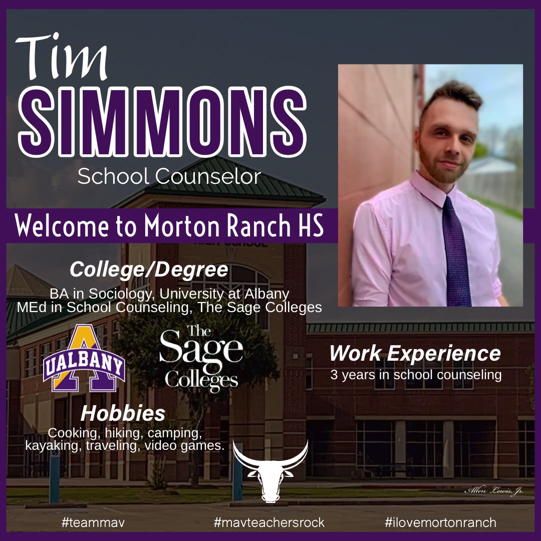 Mr_theLewis's tweet photo. Hey Mavericks!  Please welcome the MRHS family,  Tim Simmons.  He is going to do amazing things with students!  @MRHSMavericks @MavTeachersRock #ilovemortontanch #teammav https://t.co/eNHKZ1IGVT