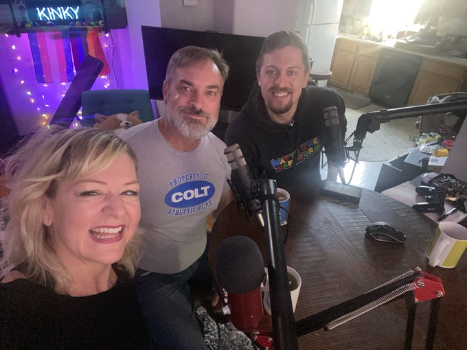 3 pic. So much fun!! Check out @WattsTheSafewrd podcast talking 60 years of porn & sex positivity! Thanks