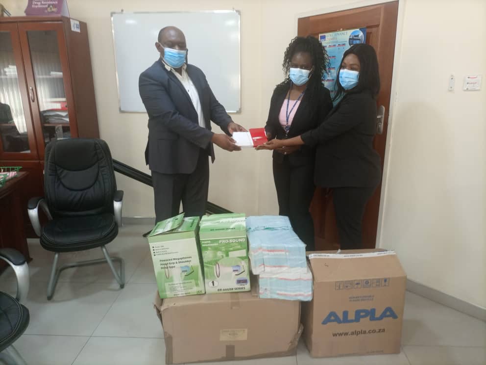 UN Zambia donated equipment/ material to Lusaka Province Health office to mitigate the impact of COVID 19 <a href="/UnaidsZ/">UNAIDS Zambia</a>  <a href="/UNZambia/">UN Zambia</a>