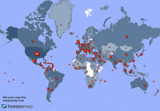 Special thank you to my 3938 new followers from USA, Mexico, UK., and more last week. https://t.co/8F82TKZZwc