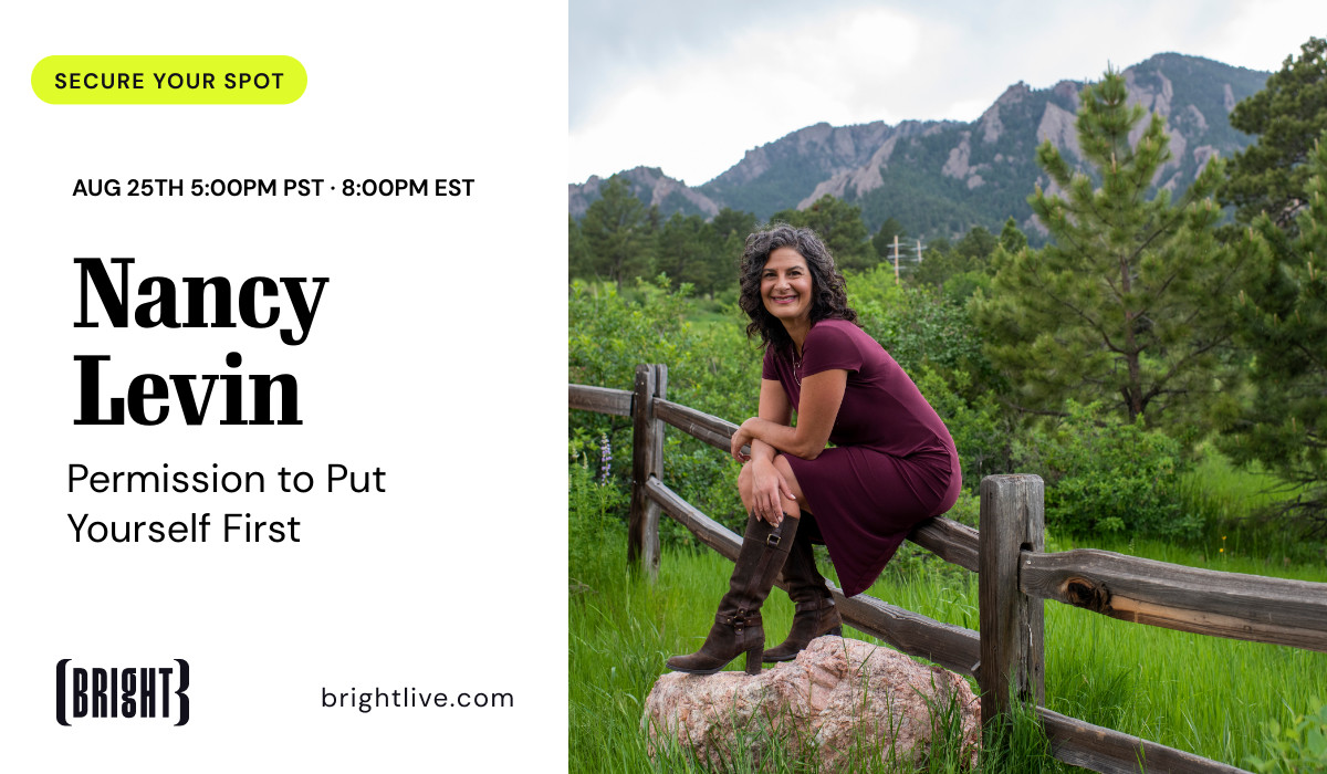 BrightLive's tweet photo. Do you put everyone else’s needs before your own? Join bestselling author and coach @nancylevin to learn to honor your needs and improve relationships.

Save your spot now: https://t.co/xnsM7nf53R https://t.co/Cd1jstc0bm