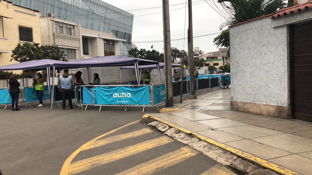 #Vacunatón en la Clínica Delgado de Miraflores: no hay colas a las 5 pm del viernes