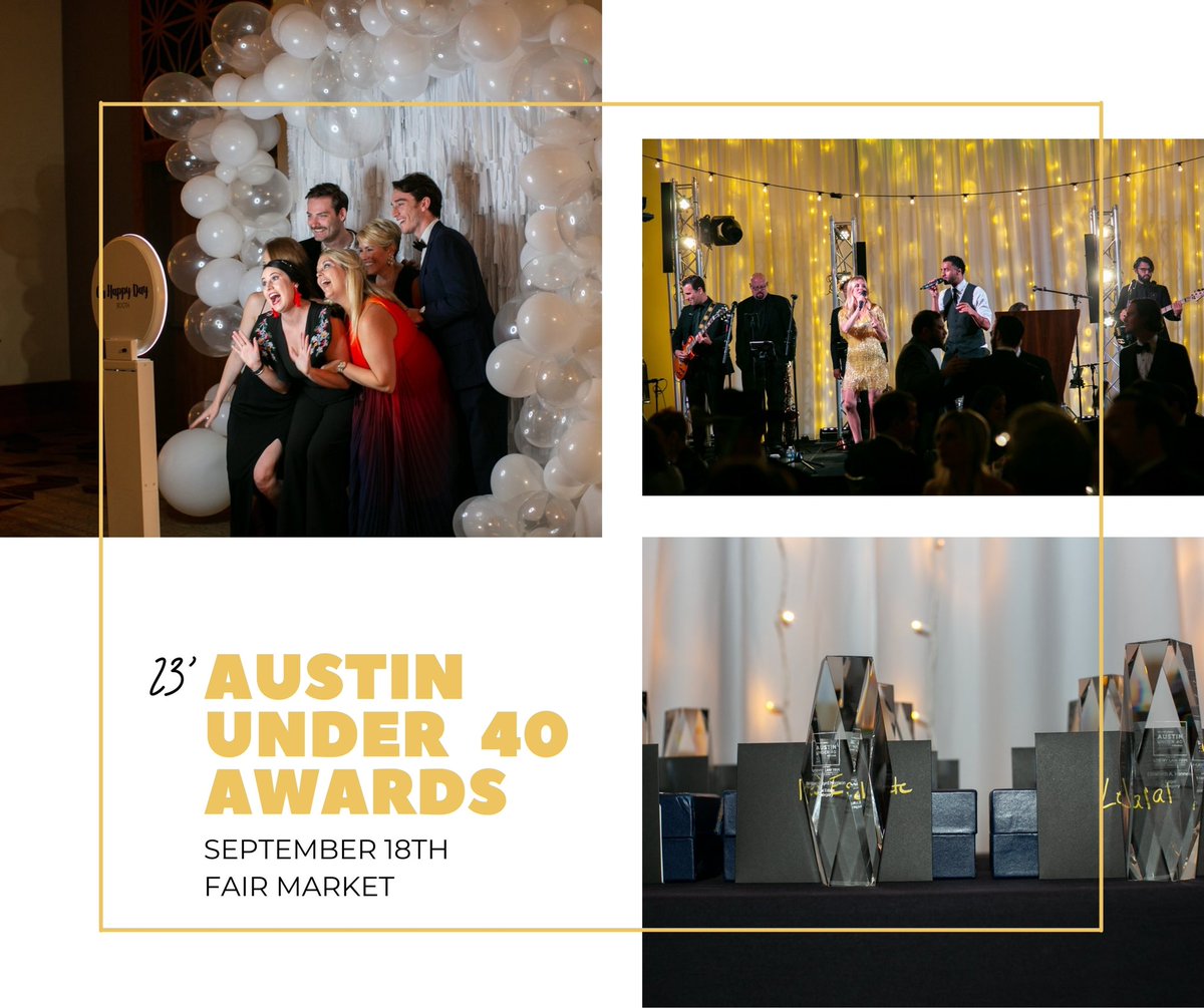 ✨Don’t miss out on our 23rd Annual Austin Under 40 Awards on September 18th. Tickets are on sale now and running out fast! Hit the link to learn more and secure your seats for you and your +1!✨

one.bidpal.net/under40/ticket…