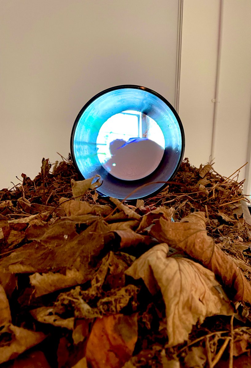 Kim_Mawhinney's tweet photo. Wonderful to be back at exhibition openings last night. Emotive work by @AlisonGlassArt #TheBystanderEffect at the @goldenthreadg On display until 9 September. #AugCraft https://t.co/u1QxdhMRrU