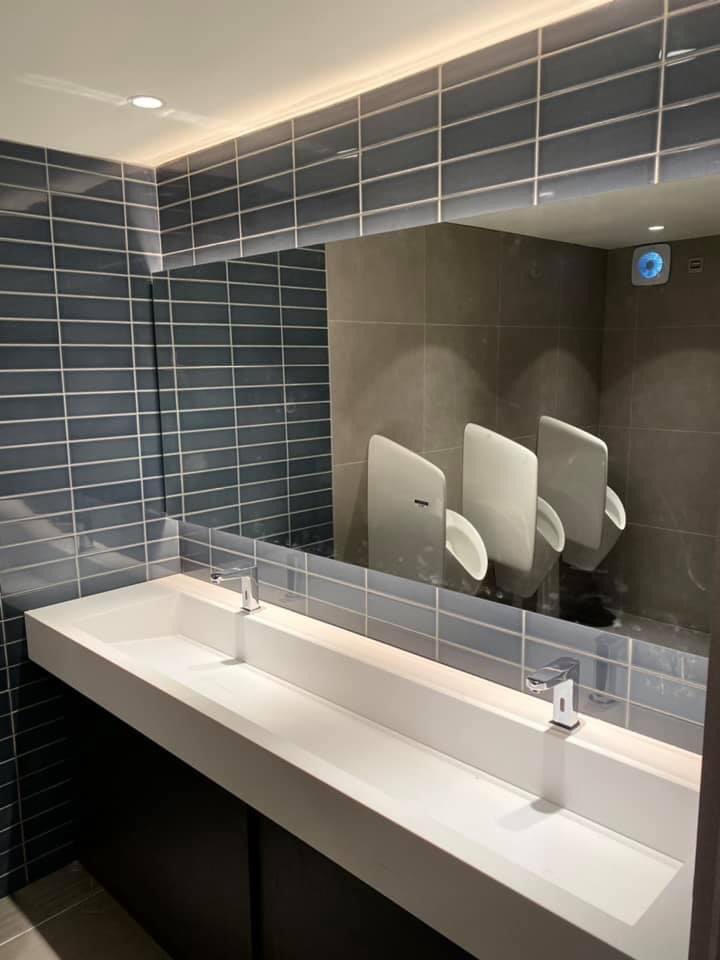 ChurchCricket's tweet photo. We were so happy with the feedback you gave us on our new function room but our work didn’t stop there. We have completely renovated our foyer and toilets too and are really proud of the results.

If you’d like us to host your next event, please contact Phil on 07808808737 💚🖤 https://t.co/K15d26xGwh