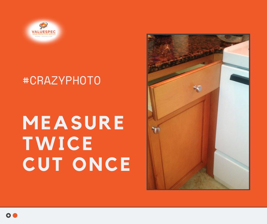 ValuespecS's tweet image. IT'S CRAZY PHOTO FRIDAY!

Measure twice cut once

#CrazyPhotoFriday

✅ Choose to be safe!
✅ Choose to be Protected!
👍 Hire skilled Home Inspectors!

Visit us: g.page/valuespec1-hom…
Call us: (714) 643-2844