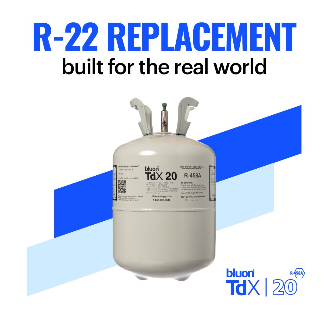 TdX 20 (R-458A): The groundbreaking R-22 replacement with REAL support.