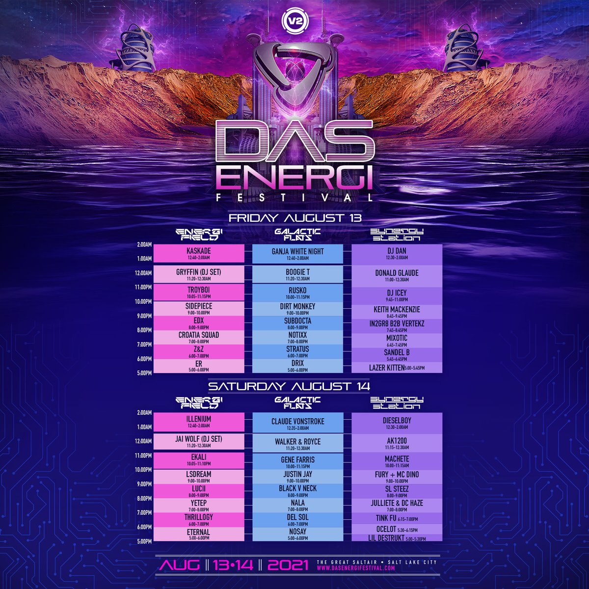 DasEnergiFest's tweet photo. Das Energi Festival 2021 set times are HERE! 📲⚡️

2 Day Passes x Single Day Passes ➡️ https://t.co/qhJkKaEWR2 https://t.co/iJXwJRvxE4