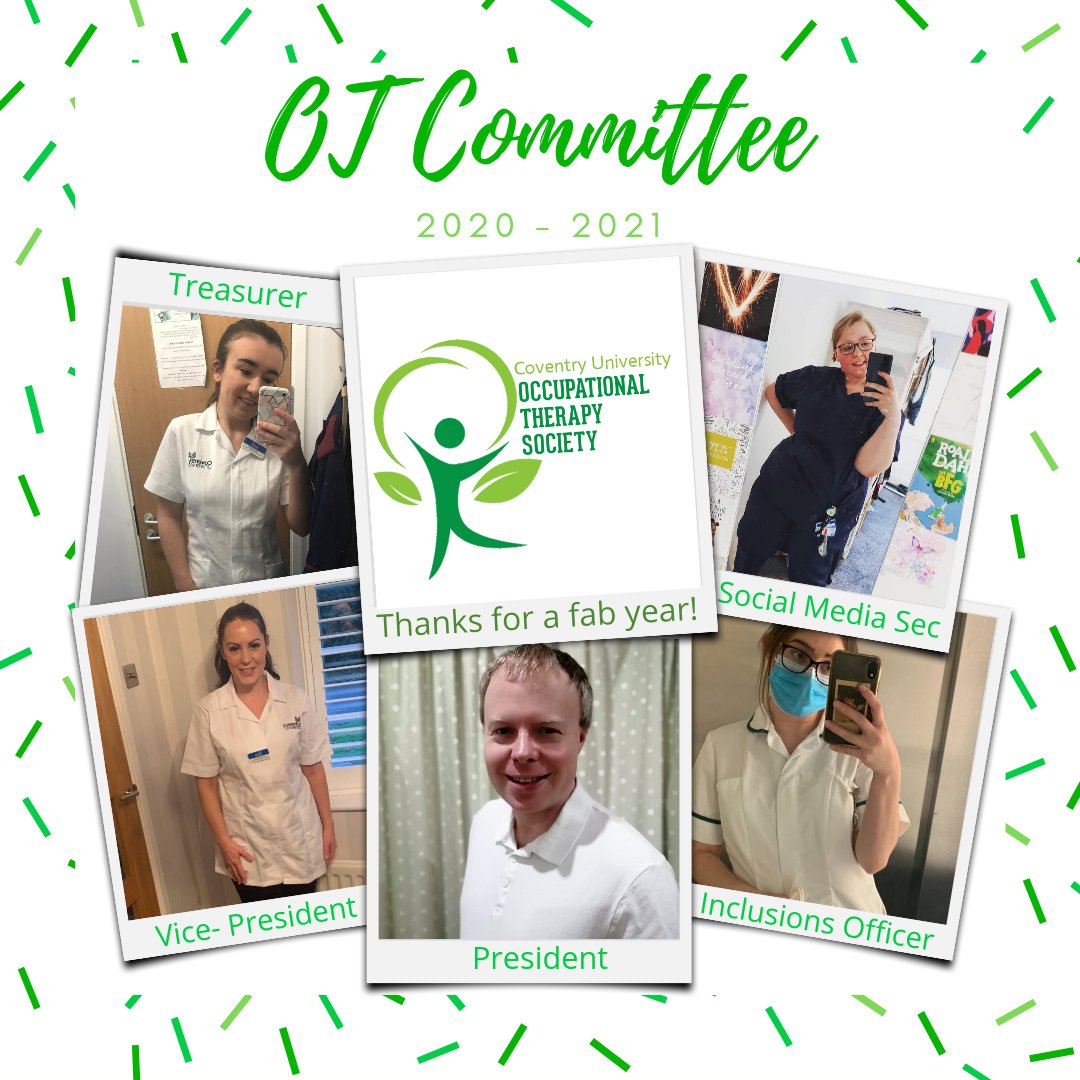 Cov_OTsociety's tweet photo. Cov OT Society over and out 💚

#farewell #haveagreatsummer #OTsociety #OTstudent #bestcommittee #coventryuni https://t.co/ByML56VTg5