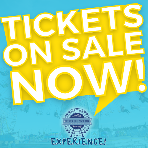 DISCOUNTED tickets for the Greater Gulf State Fair are on sale now! Click here to take advantage of the savings -----> greatergulfstatefair.com/buy-tickets

#GGSF2021