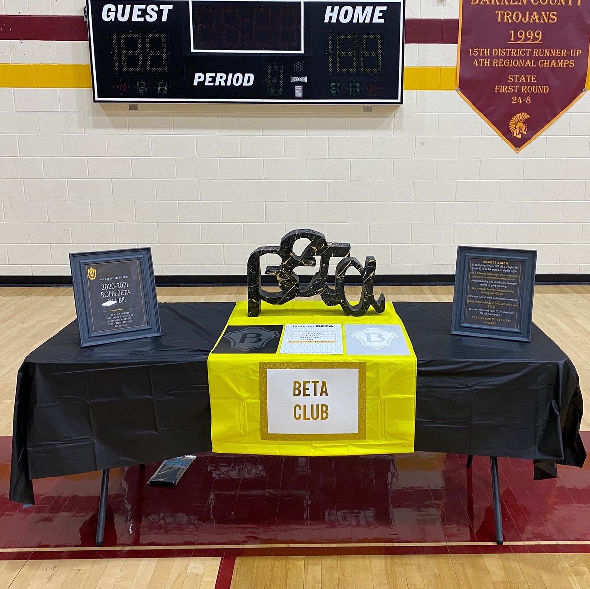 Thanks for coming out to see us last night at the BCHS back to school bash!!! We are officially starting our Beta Membership Drive!!!!! Remember to turn in your $25 by September 3rd!!!