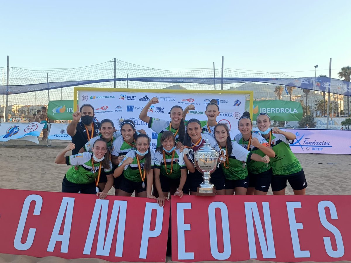 🏆🏆 LA PRIMERA SUPERCOPA FEMENINA DE FÚTBOL PLAYA LLEVA NUESTRO NOMBRE 🏆🏆

La Supercopa de España Femenina de Fútbol Playa lleva el nombre de Cacereño Femenino. 

¡SOMOS SUPERCAMPEONAS DE ESPAÑA!

¡VAMOS VERDES!💪🏻💪🏻💪🏻