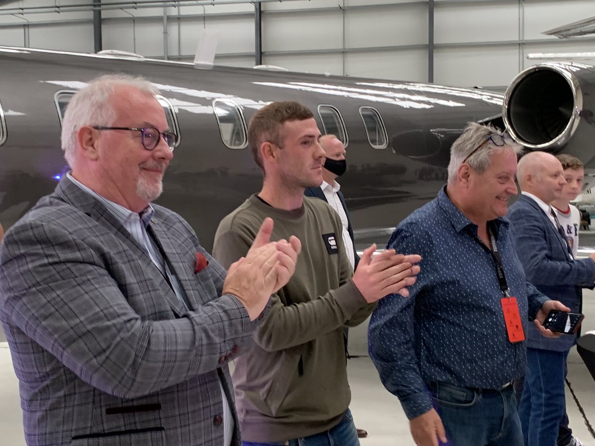 WoodgateAir's tweet photo. This is exquisite from the masters @Ferrari The new 296 GTB draws appreciative fans of the iconic brand to the Ireland launch in our hangar. @CH_Specialist https://t.co/JIWwmaalJm