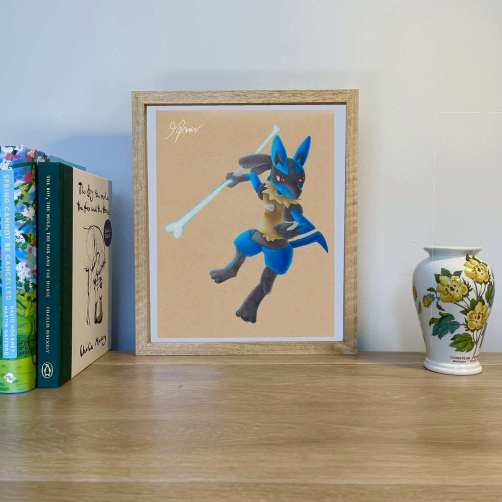 theo_drawz's tweet photo. I’d like to share the announcement of my store’s opening with you all! I am currently selling Pokémon and Mandalorian prints on my Etsy-if you like what you see, check the link in my bio! #art #pokemon #starwars #youngartist https://t.co/mZhoCKAX2Q