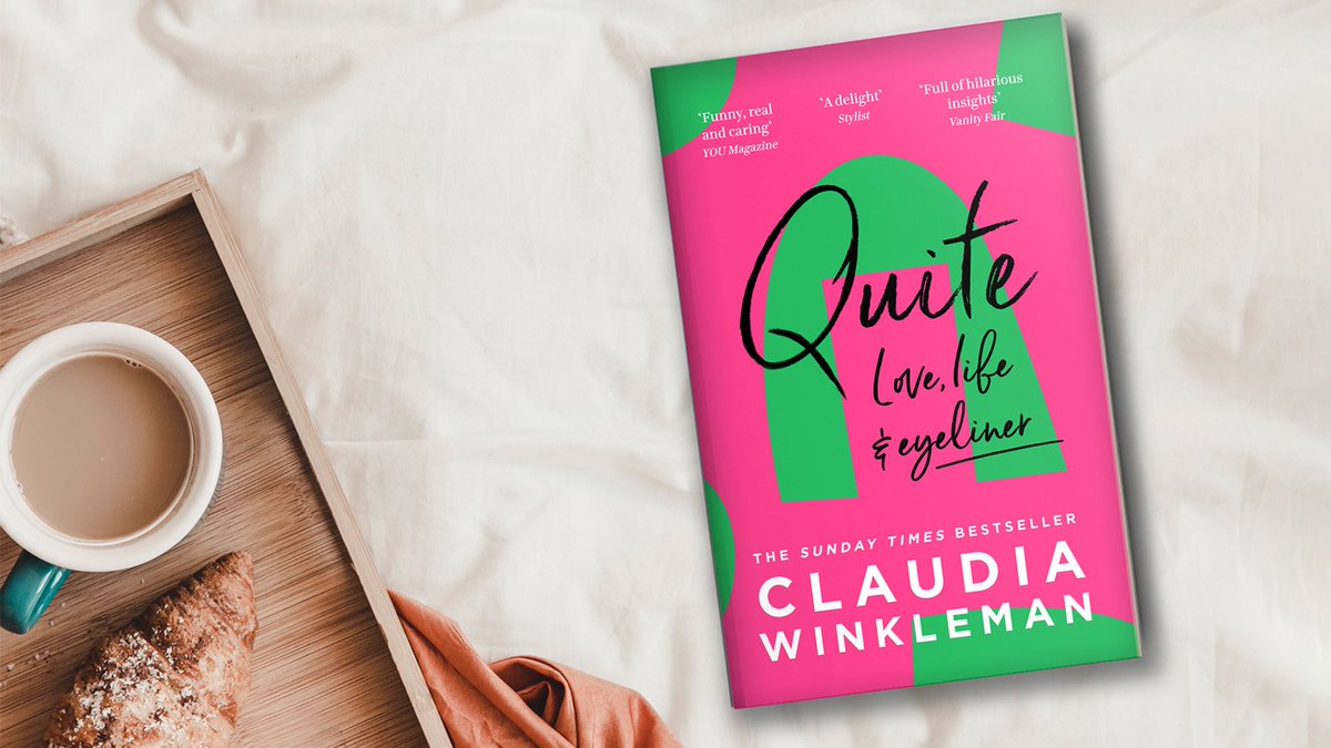 HQstories's tweet photo. 'Why is it called Quite? Well, because it’s my favourite word. It’s a raised eyebrow, an aside. ‘Well, quite.’ But at the same time, it’s firm, restrained and it manages your expectations'
Don't miss #QuiteTheBook by @ClaudiaWinkle
Out now in paperback!
https://t.co/sR8FZq2AA4 https://t.co/BLAQJduXv7