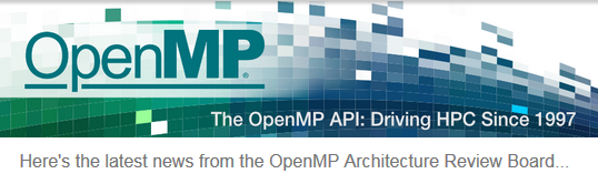 OpenMP_ARB's tweet photo. Interested in the latest news on #OpenMP. Read our most recent newsletter!

Enjoy the announcements of Technical Report 10, and of forthcoming conferences, webinars and tutorials!

https://t.co/YGFeAcVhvf

#HPC #embedded https://t.co/JIRqziwE3x