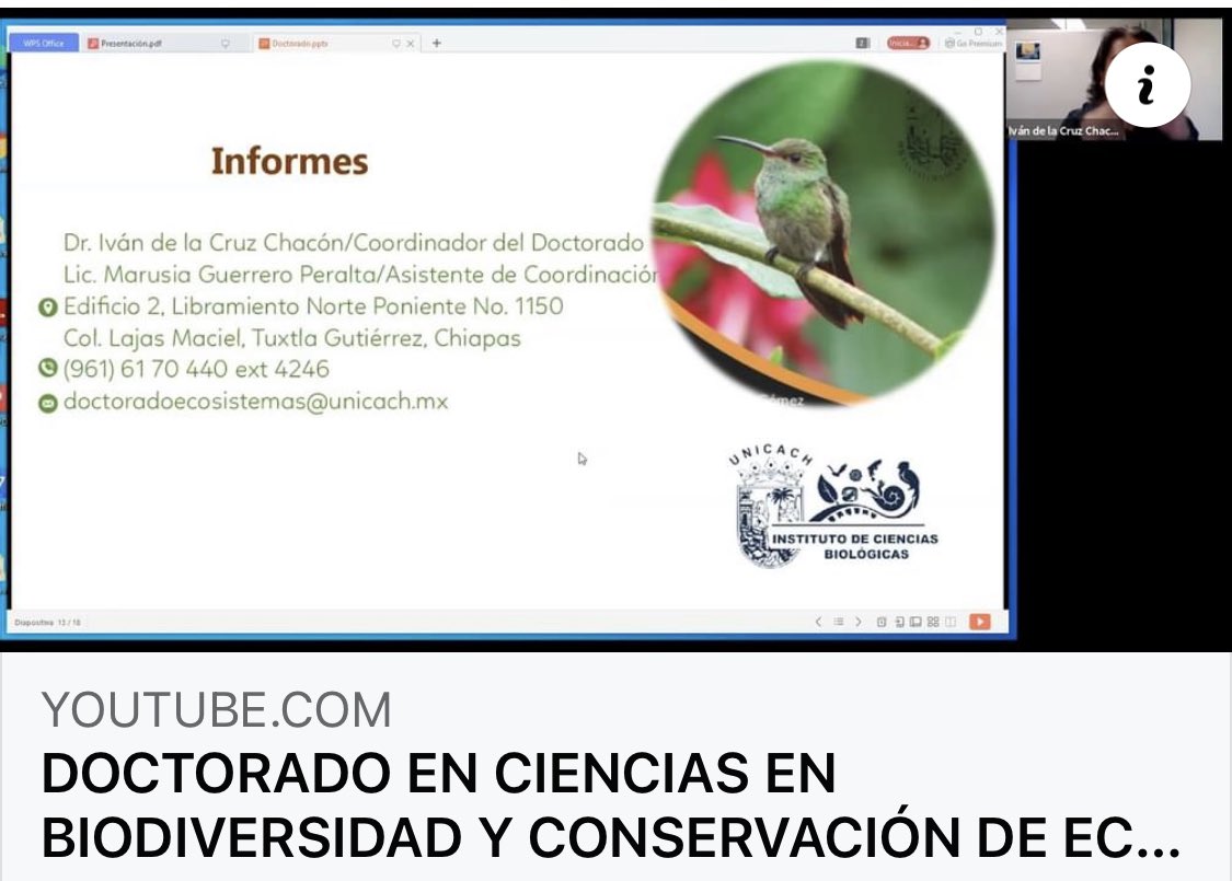 Formar investigadores altamente capacitados en la generación de conocimientos y dominio de técnicas y métodos relacionados con la biodiversidad y su conservación.
* Programa Nacional de Posgrados 
de Calidad (PNPC) – CONACYT. youtu.be/j9oFIEO3wSA