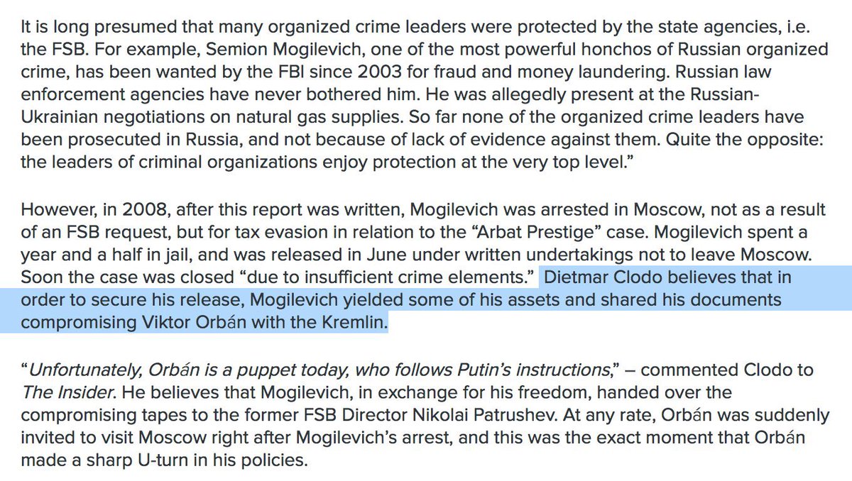 LincolnsBible's tweet photo. For some mysterious reason, it’s way too complicated for MSM to grasp what it means that Viktor Orban got his start as Semyon Mogilevich’s bag man.
Literally.
He delivered briefcases of cash to targets/operatives. https://t.co/1rjW16n084