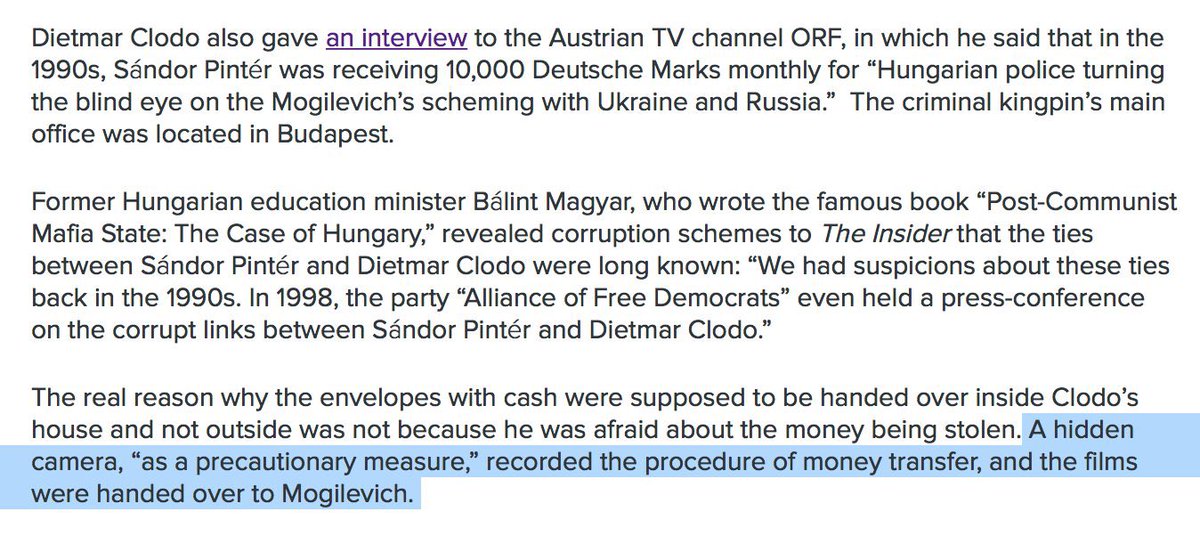 LincolnsBible's tweet photo. For some mysterious reason, it’s way too complicated for MSM to grasp what it means that Viktor Orban got his start as Semyon Mogilevich’s bag man.
Literally.
He delivered briefcases of cash to targets/operatives. https://t.co/1rjW16n084
