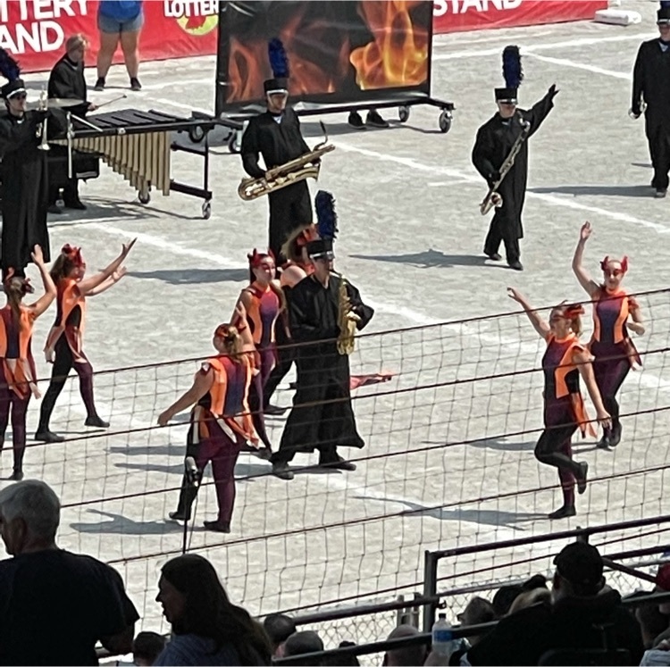 TiptonSchools's tweet photo. Congratulations to the THS Band on an excellent performance at State Fair!  #TiptonPride https://t.co/1MTgWsrtro