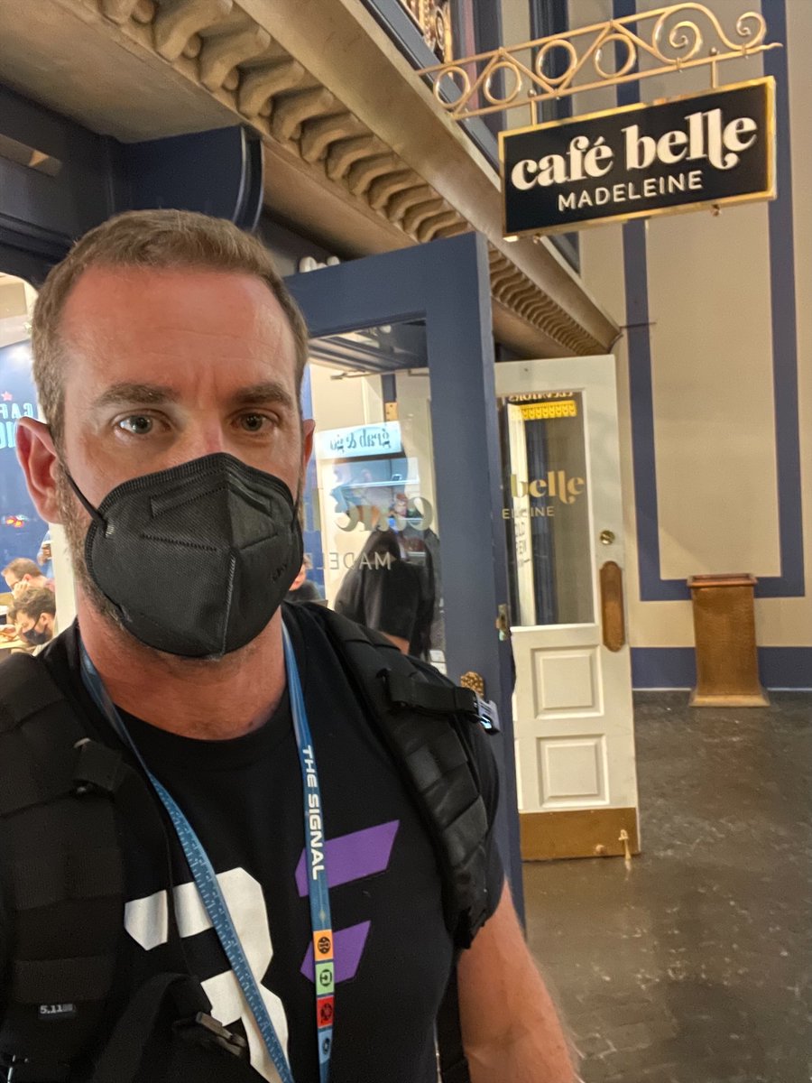 bishopfox's tweet image. Want to go #OnAFoxHunt? Find @NateRobb at Café Belle in Paris Las Vegas to grab some Bishop Fox swag! #FoxesInTheWild