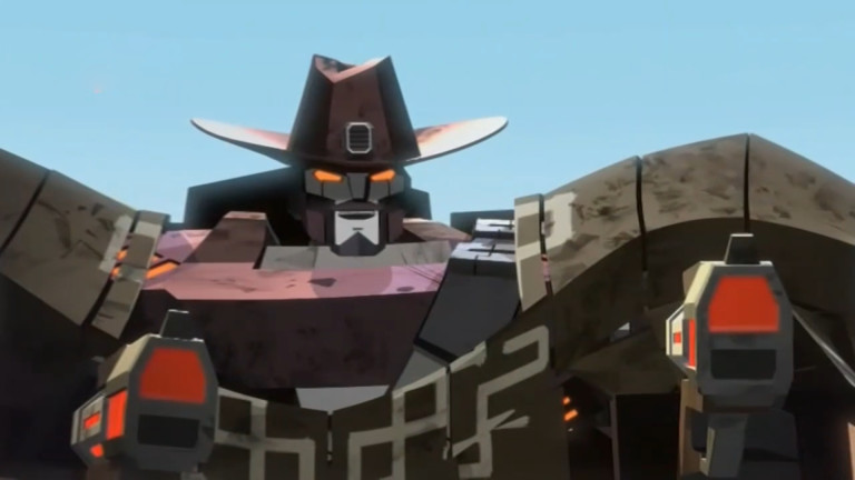 cowboyotd's tweet photo. The cowboy of the day is: Wildwheel from Transformers Cyberverse https://t.co/PhS7QcbDwU